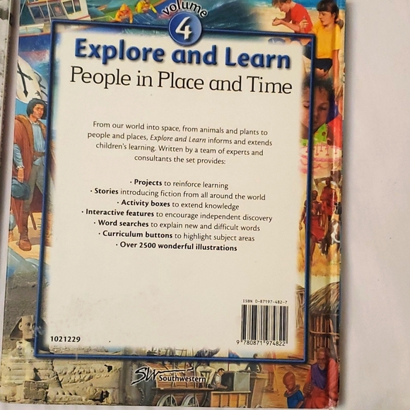 : Lot of 2 kids world educational books the mays & explore and learn people - Picture 7 of 7